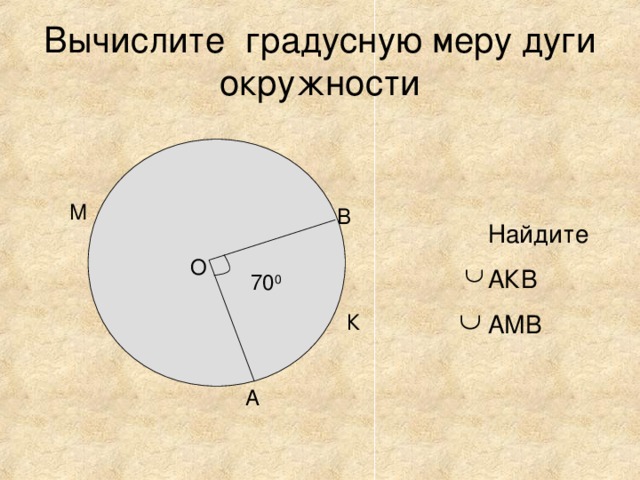 По данным рисунка найдите градусную меру меньшей дуги вс 180 45
