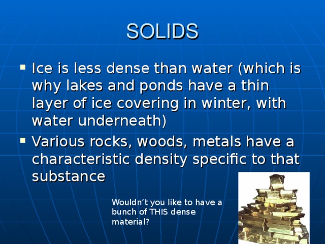density of ice vs water