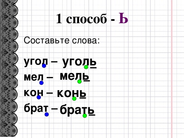 Уголь схема слова цветная