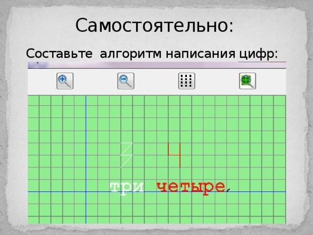 Алгоритм цифры 3