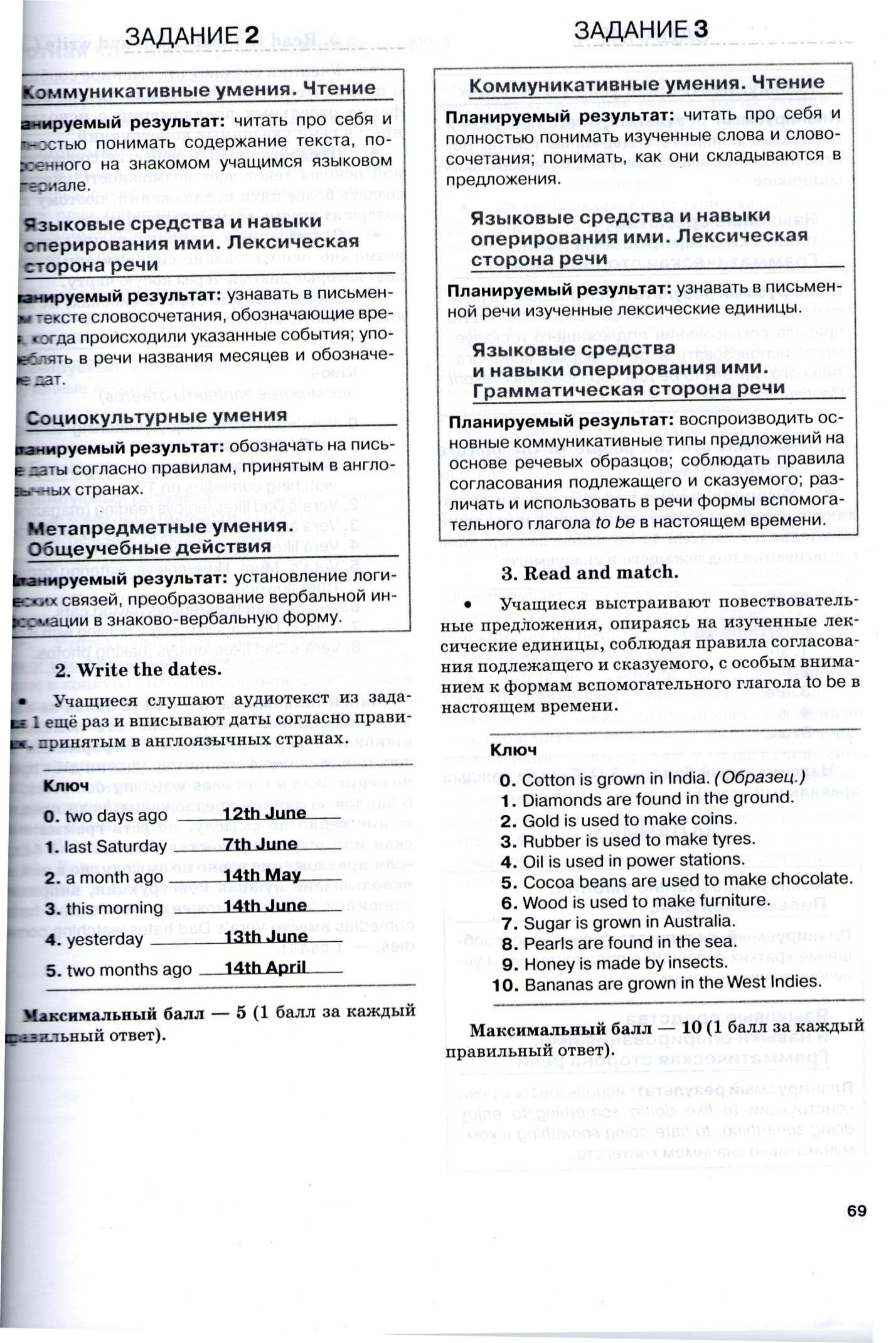 Контрольная работа 5 класс (Forward)