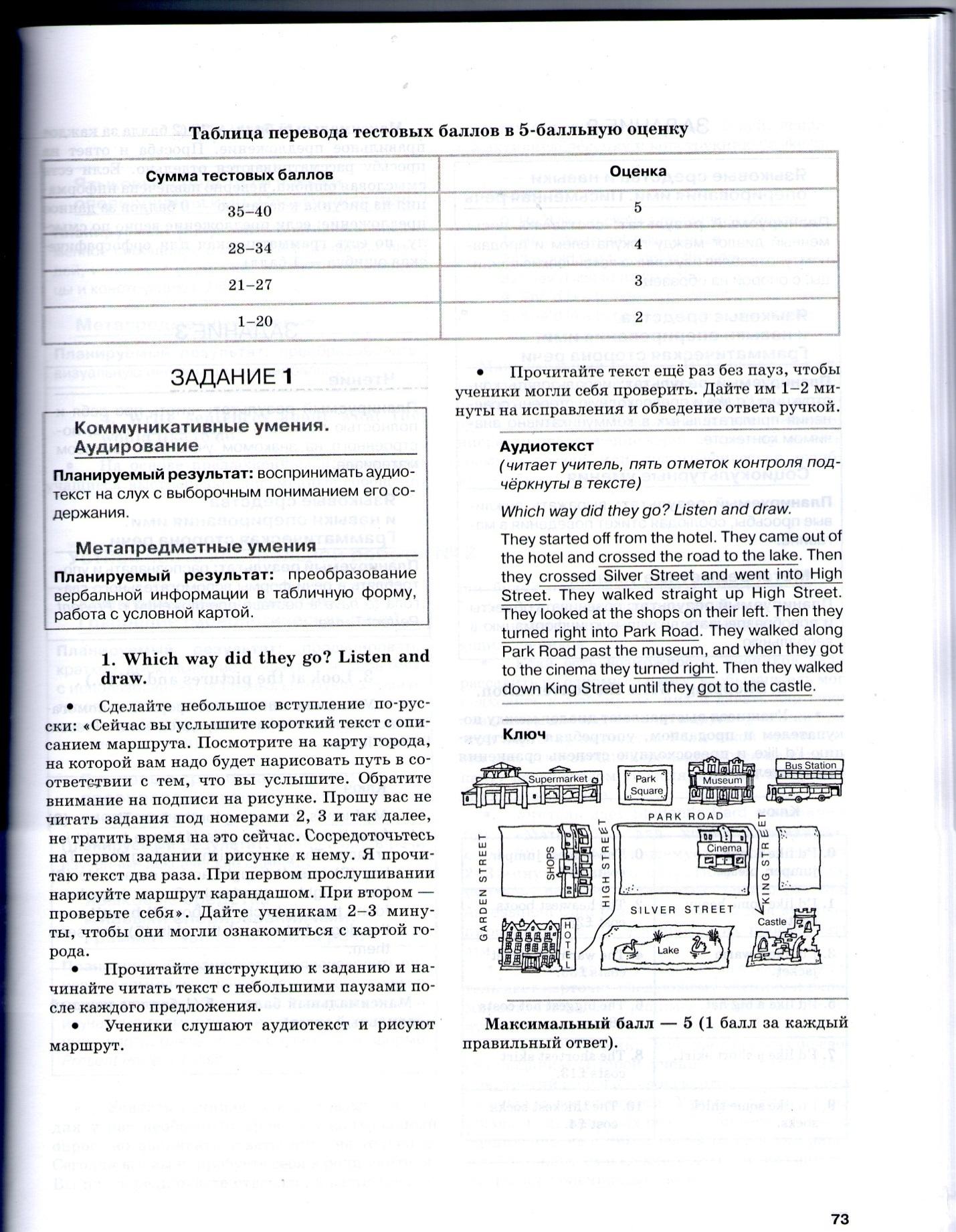 Образец контрольный по кд ii класс