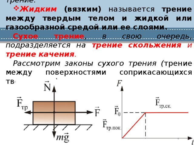 Проект по физике 7 класс сила трения