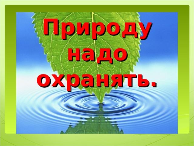 Проект охрана окружающей среды в россии