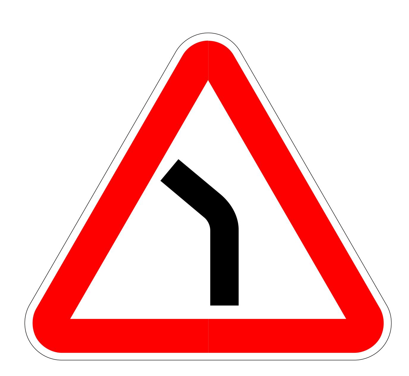 Дорожный знак 12. 1.11.1 Опасный поворот. 1.11.1, 1.11.2 «Опасный поворот».. Знак 1.11.2 опасный поворот. Знак крутой поворот.
