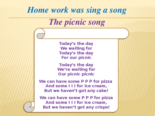 Sing a song слова. Subject for today песня. The Song of today is. The Monster Picnic Song текст на английском. I'M Happy today песенка.