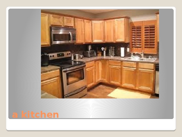 a kitchen 