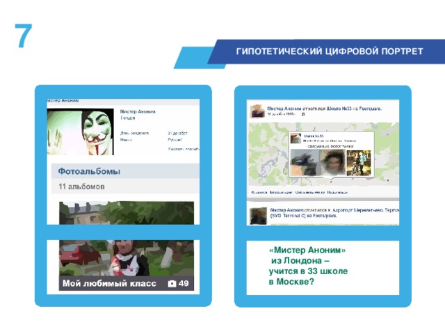 В интернете можно найти данные даже с неработающих и отключенных сайтов 6  ГИПОТЕТИЧЕСКИЙ ЦИФРОВОЙ ПОРТРЕТ «Мистер Аноним»  из Лондона –  учится в 33 школе  в Москве?