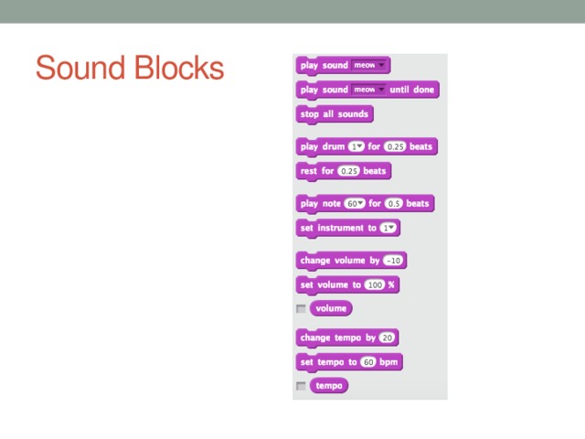 Sound Blocks