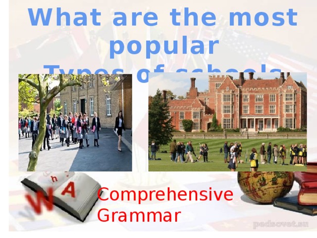 What are the most popular Types of schools Comprehensive Grammar 