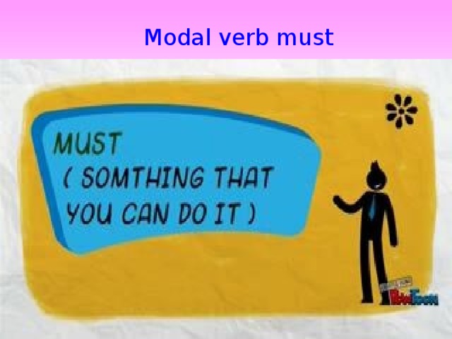 Modal verb must 