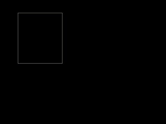 F ile E dit S earch R un C ompile D ebug T ools O ptions W indows H elp NONAME00.PAS Run Ctrl+F9 Strepover F8 Trace into F7 Go to cursur F4 Program reset Ctrl+F2 Parameters Program primer5; Uses crt,graph; Var vga,vgahi:integer; Begin Initgraph(vga,vgahi,’C:\Prog\tp7\Bgi’); Rectangle(123,23,254,240); Readln; End. 