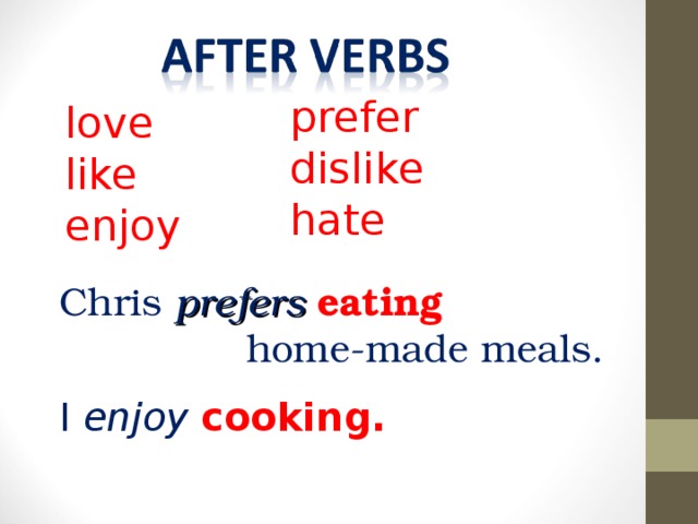 Liking verb. Enjoy правило. Герундий после like Love hate. Like Love hate prefer. Like Love enjoy hate предложения.