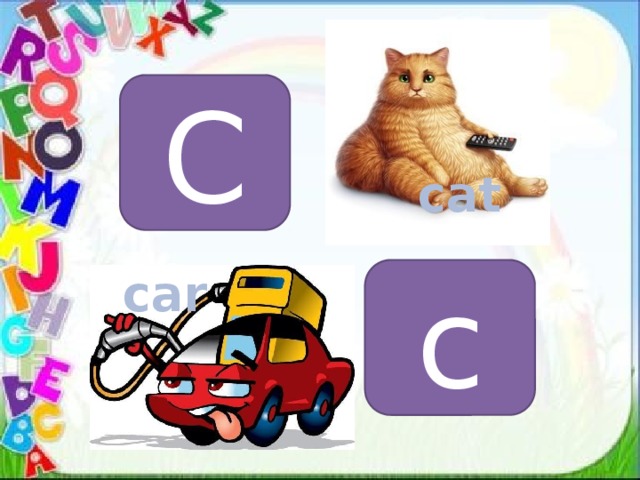 C cat c car 
