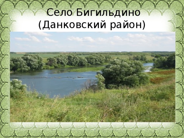  Село Бигильдино (Данковский район) 