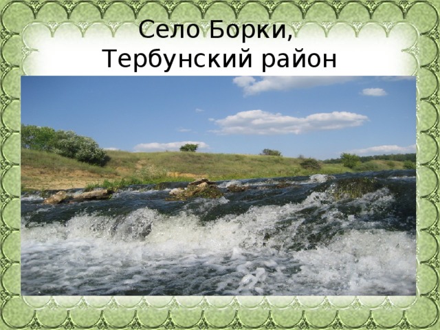 Село Борки,  Тербунский район 