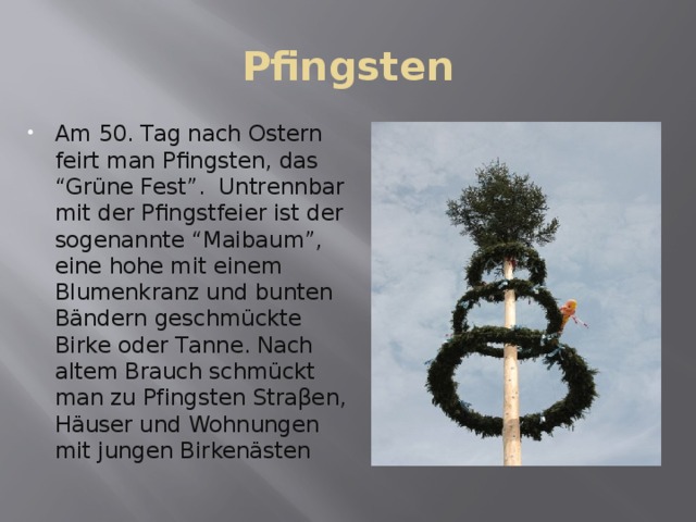 Pfingsten in deutschland презентация