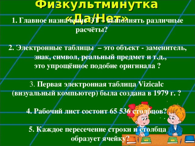 В каком году была создана первая электронная таблица для персональных компьютеров apple