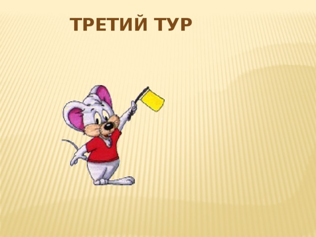 Третий тур 