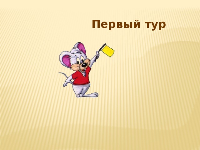  Первый тур 