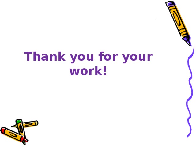 Thank you for your work! 