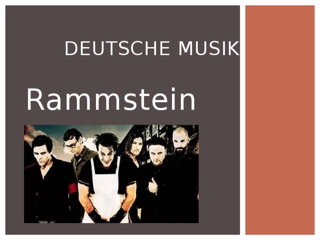 Deutsche Musik Rammstein 