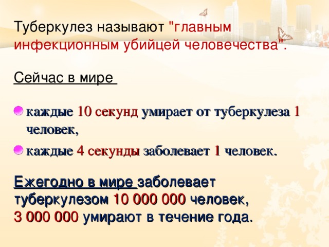 Туберкулез называют 