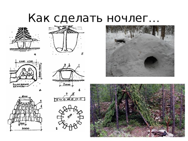 Как сделать ночлег… 