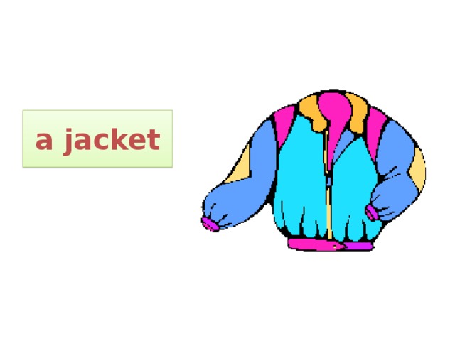     a jacket 