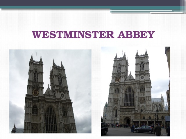  WESTMINSTER ABBEY 
