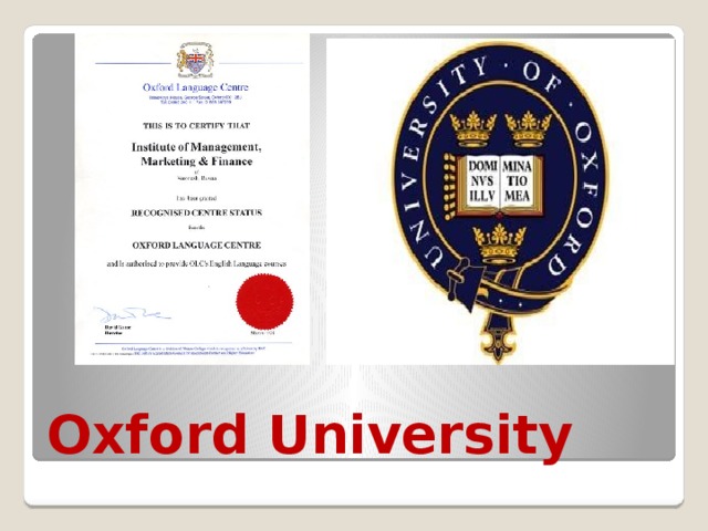 Oxford University 