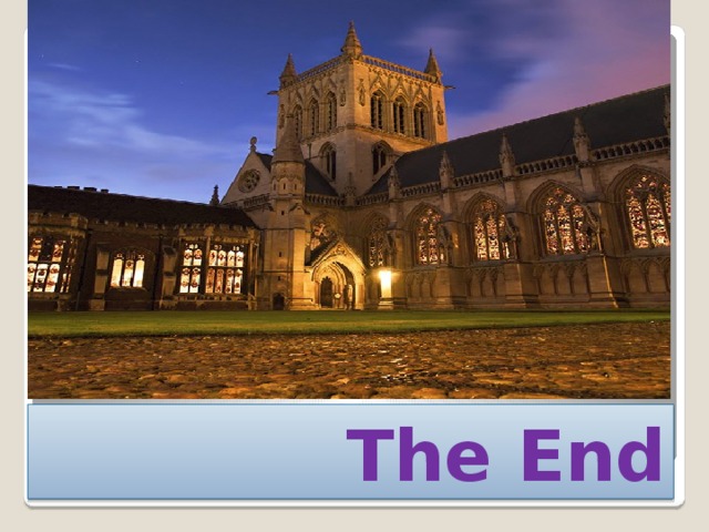 The End 