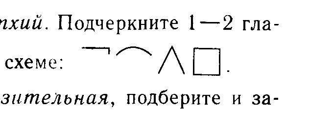 Слово строение которого соответствует схеме