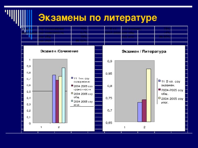 Экзамены по литературе 