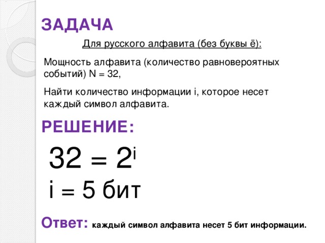 Посчитать знаки