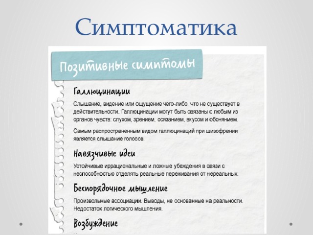 Симптоматика 