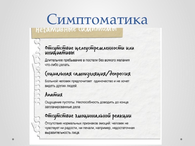 Симптоматика 