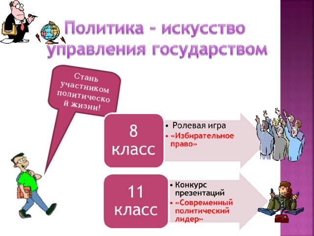 Стань участником политической жизни! 