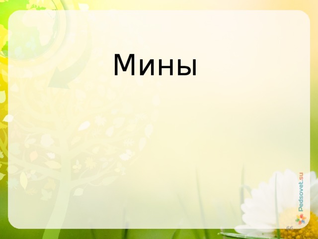 Мины  