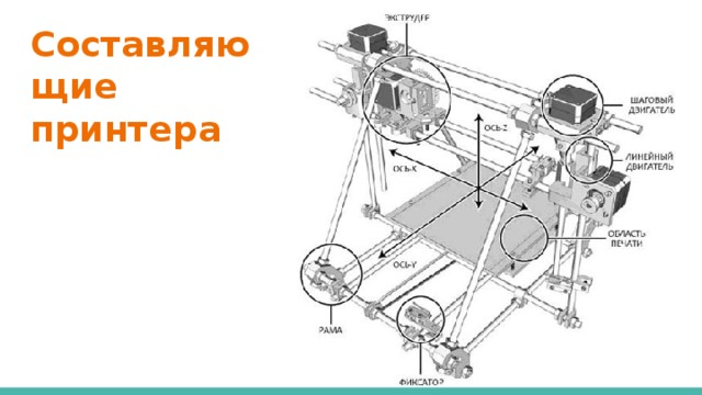 Составляющие принтера 