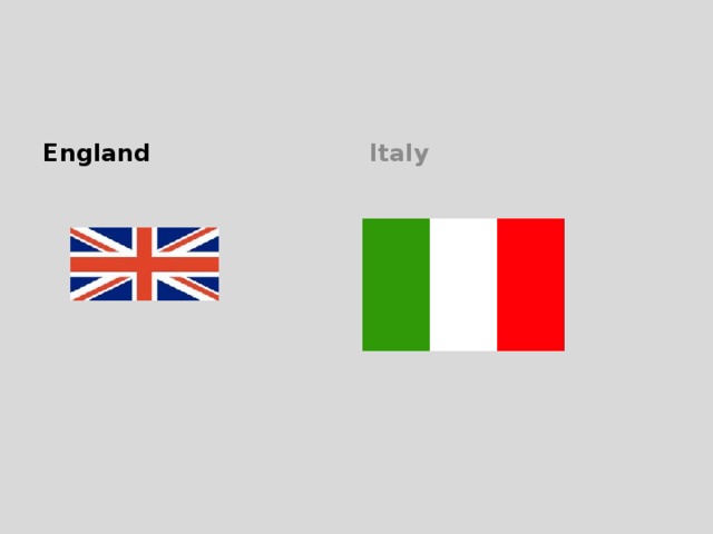 England Italy 