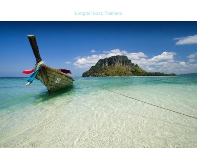  Longtail boat, Thailand   