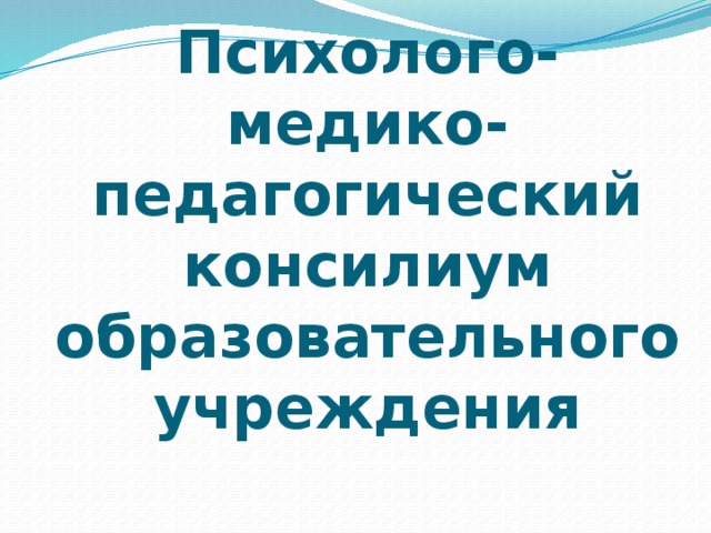 Деятельность консилиума образовательного учреждения презентация