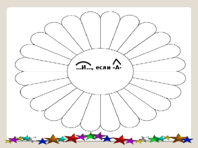 … И…, если –А- 