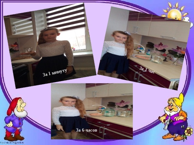 За 1 минуту За 1 час За 6 часов 