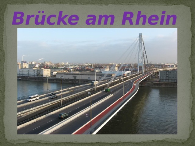 Brücke am Rhein 