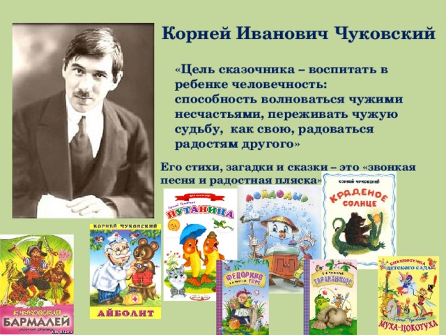 Какие книги чуковского. Проект мой любимый писатель 2 класс Чуковский.