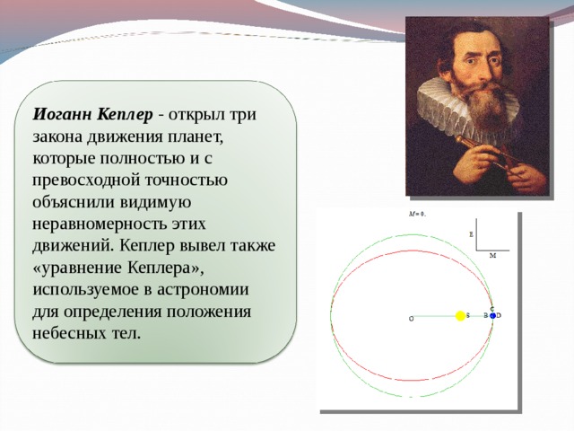 Законы движения планет презентация