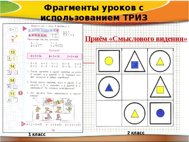 Триз технологическая карта занятия