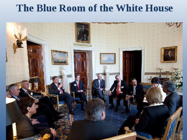 The Blue Room of the White House 